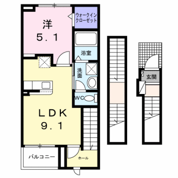 物件間取画像