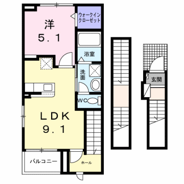 物件間取画像
