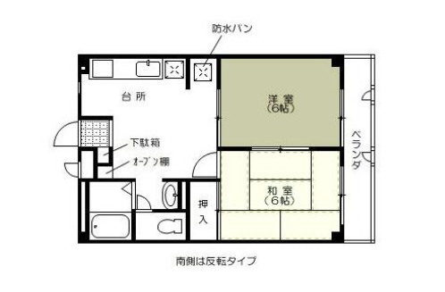 物件間取画像
