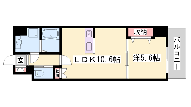 物件間取画像