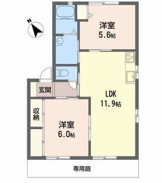 物件間取画像