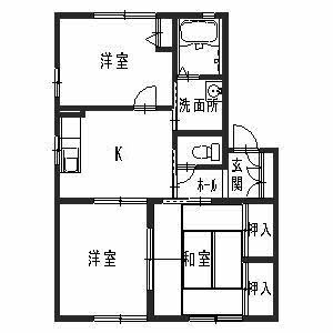 チェリーウエルCの物件間取画像