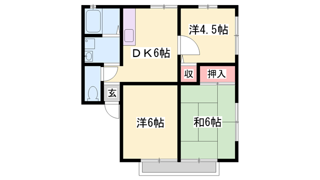 物件間取画像