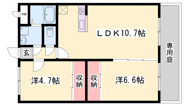 物件間取画像