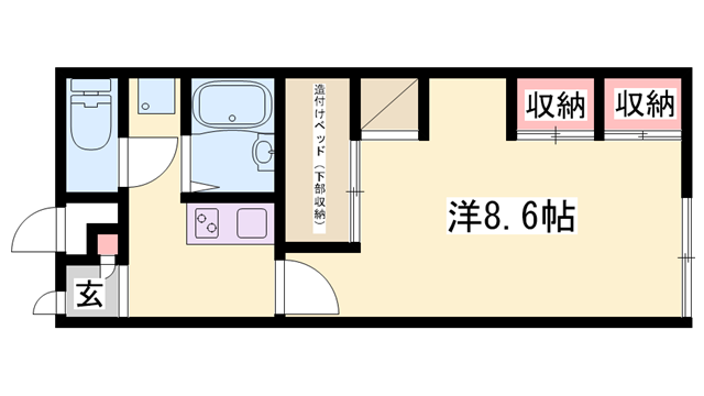 物件間取画像