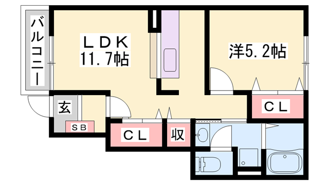 物件間取画像