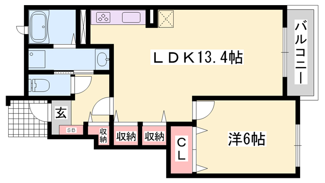 物件間取画像