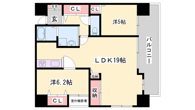 物件間取画像