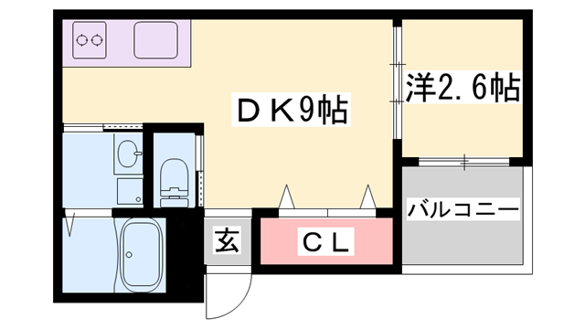 コティ網干の物件間取画像