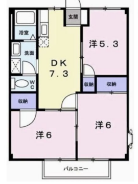 物件間取画像