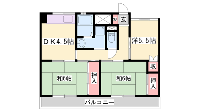 物件間取画像