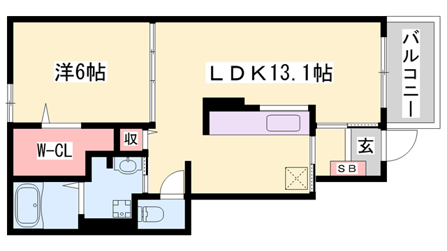 物件間取画像