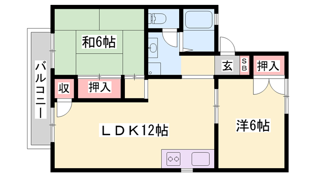 物件間取画像