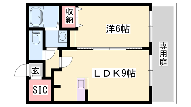 パナハイツヒコ池の物件間取画像
