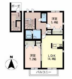 物件間取画像