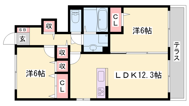 物件間取画像