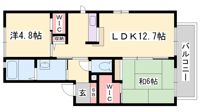 物件間取画像