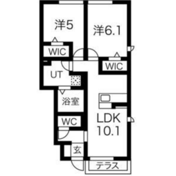物件間取画像