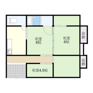 物件間取画像