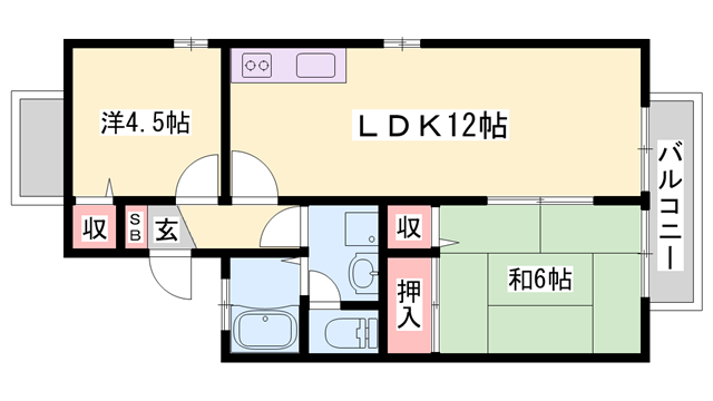 物件間取画像