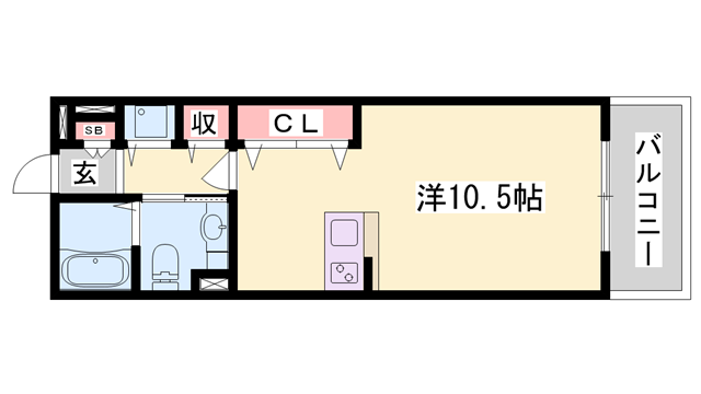 パークハイム参番館 A棟の物件間取画像