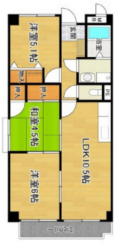 物件間取画像