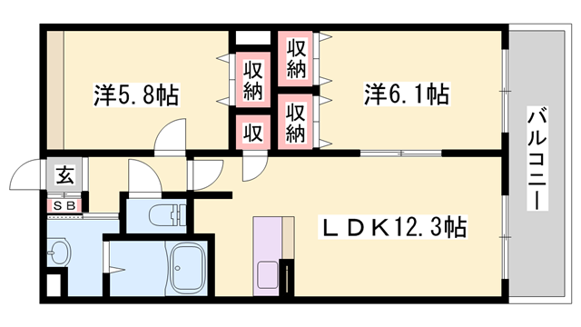物件間取画像