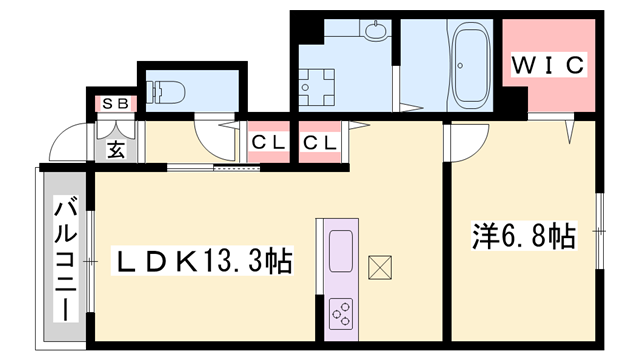 物件間取画像