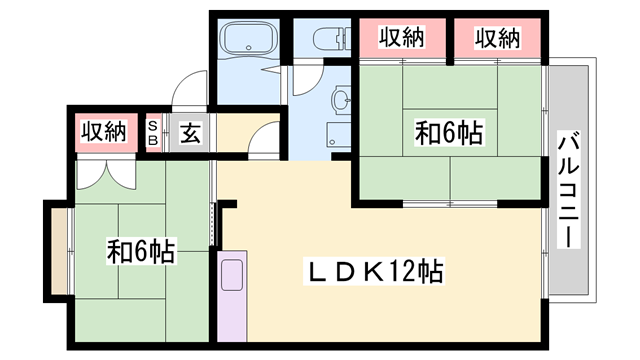 物件間取画像