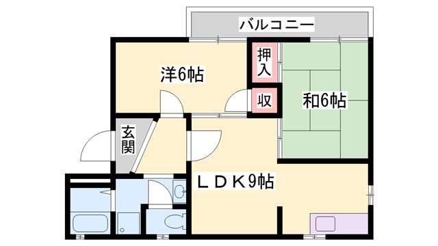 物件間取画像