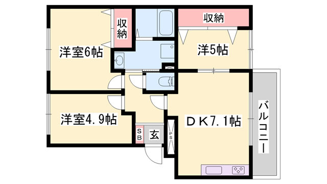 物件間取画像