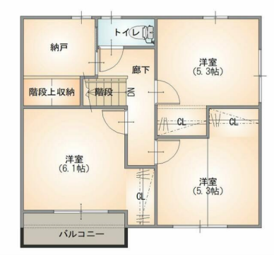 太田賃貸住宅の物件間取画像