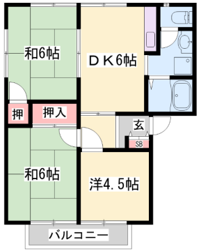 物件間取画像