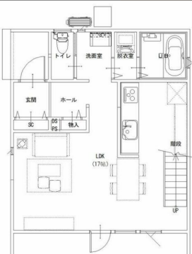 物件間取画像