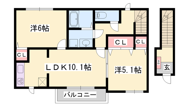 物件間取画像