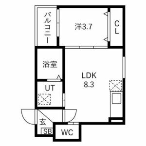 物件間取画像