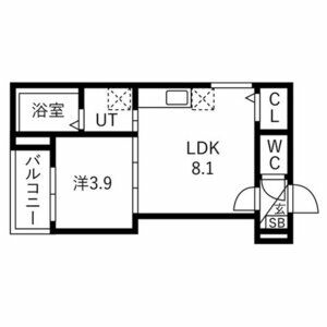 物件間取画像