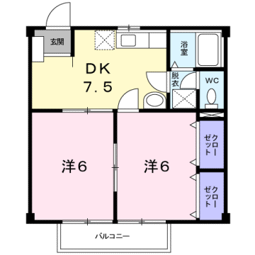 物件間取画像