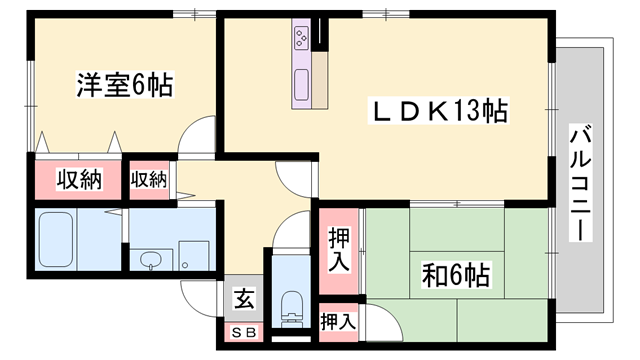 物件間取画像