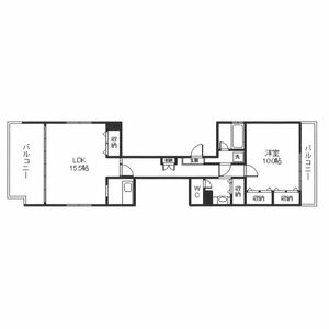 物件間取画像