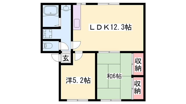 物件間取画像