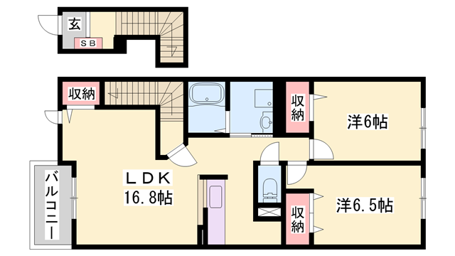 物件間取画像