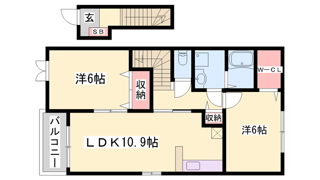 物件間取画像