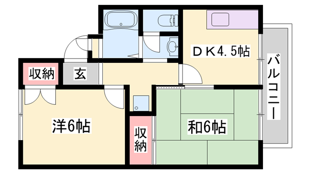 物件間取画像