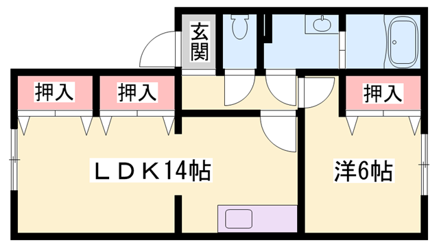 物件間取画像