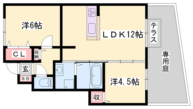 物件間取画像
