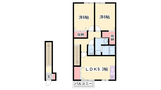 物件間取画像