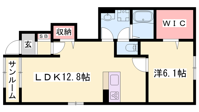 物件間取画像