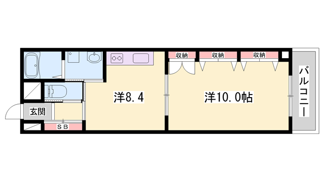 物件間取画像