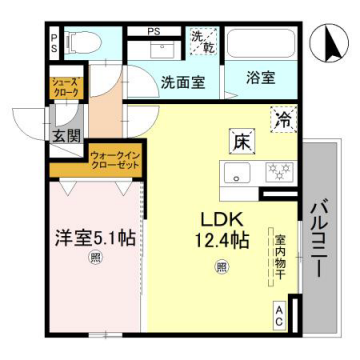 物件間取画像